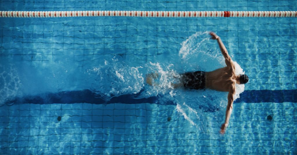 การตั้งเป้าหมายการซ้อมว่ายน้ำ